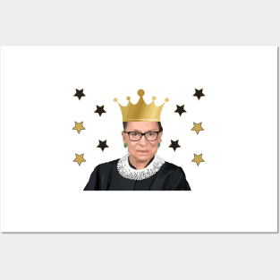 Queen Ruth Bader Ginsburg Posters and Art